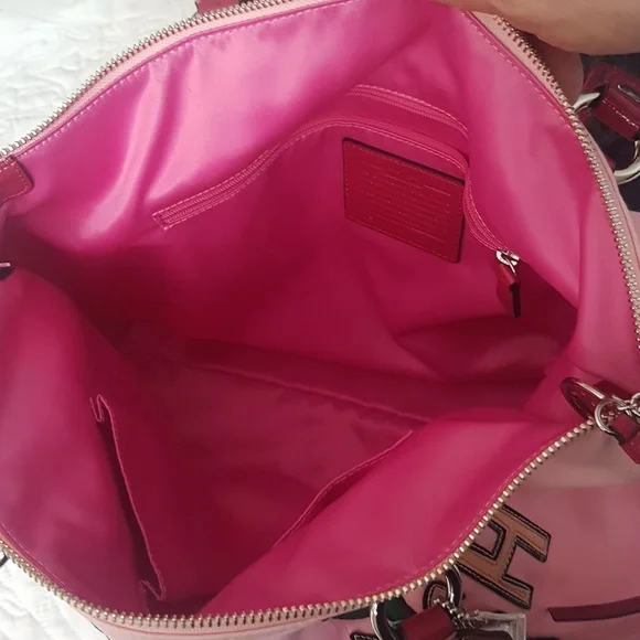 Vintage Coach Poppy Pink Floral Tote - Picture 11 of 12